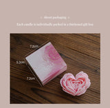 ハート型香り付きキャンドル バレンタインギフト