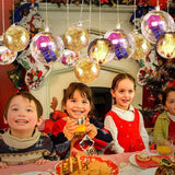イベント・クリスマス装飾｜透明プラスチックボールオーナメントセット