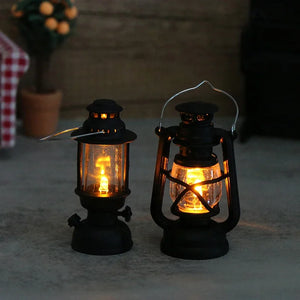 イベント・ハロウィングッズ｜LEDレトロ型ミニランタン( 6cm～6.5cm）