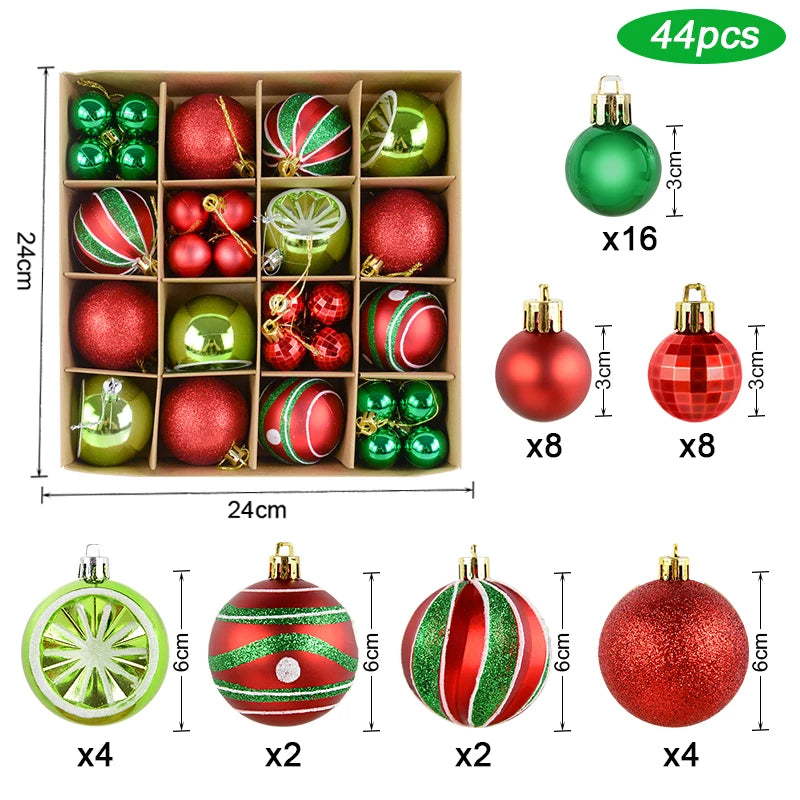 イベント・クリスマス装飾｜ボールオーナメントセット