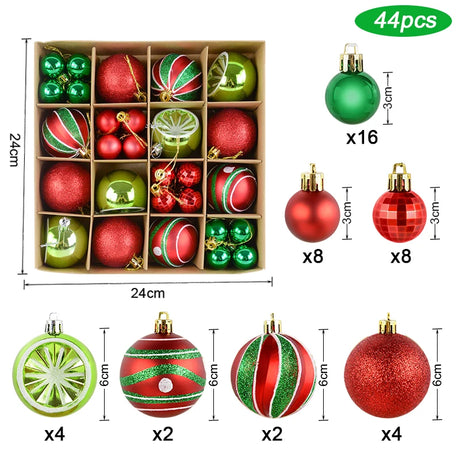 イベント・クリスマス装飾｜ボールオーナメントセット