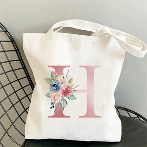 |ノベルティ用品 | イニシャルプリントトートバッグ | 35×40c
