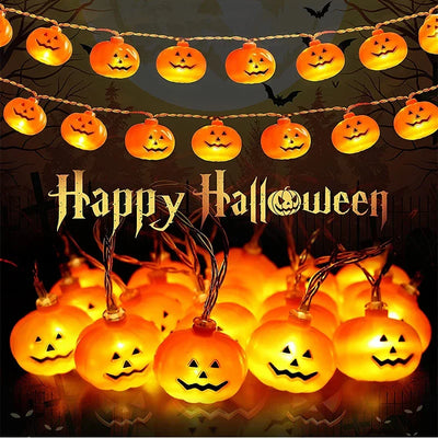 【イベント・ハロウィン装飾】防水LEDホラー系装飾ライトストリング(1.5M)｜誉PRINTING