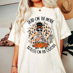イベント・ハロウィングッズ｜ハロウィン スカル柄Tシャツ（M～3XL）