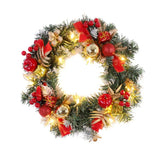 イベント・クリスマス装飾｜玄関ドア用LEDクリスマスリース