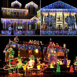 イベント・クリスマス装飾｜ソーラー式 防水LEDつららライト(3.5M)