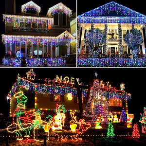 イベント・クリスマス装飾｜ソーラー式 防水LEDつららライト(3.5M)