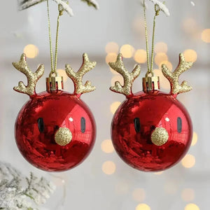 イベント・クリスマス装飾｜エルククリスマスボールオーナメント