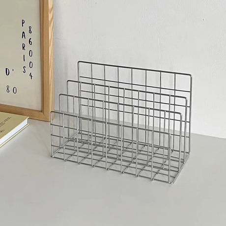 3層メタルメッシュ文房具オーガナイザー