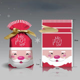 イベント・クリスマス装飾｜ビニール製 クリスマス柄ギフト用バッグ(5個入)