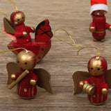 イベント・クリスマス装飾｜12個入り 木製クリスマスオーナメントセット
