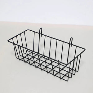【DIY】アイアンワイヤー吊り壁収納バスケット