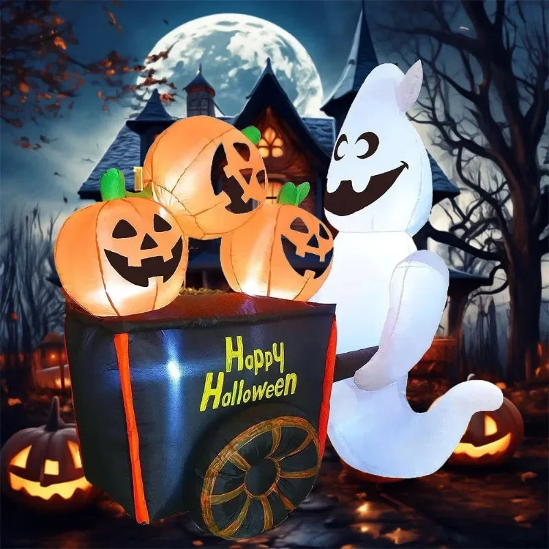 イベント・ハロウィン装飾｜LEDゴースト＆カボチャデコレーション