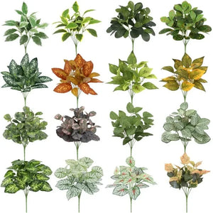 人工植物のデスクトップ装飾・フェイクグリーンの植物アクセサリー・プラスチックの花・屋外装飾