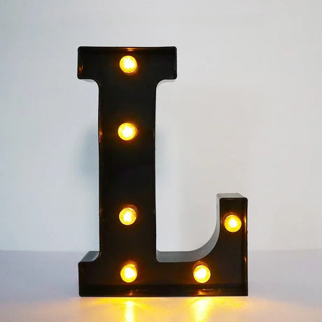 【LED装飾】LEDライト・デコレーションライト（アルファベット/数字）