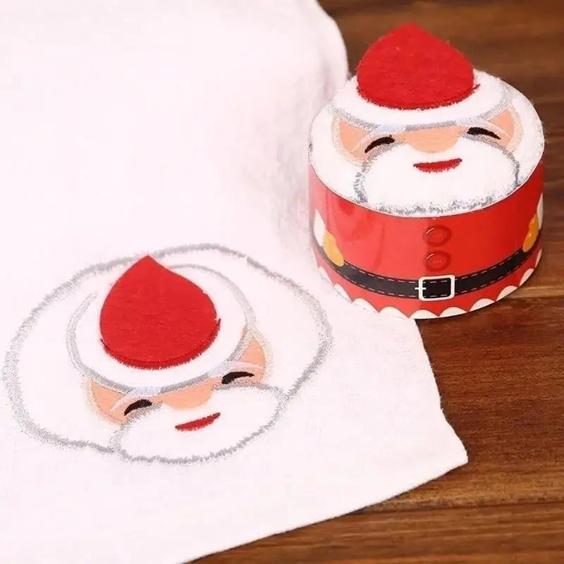 イベント・クリスマスグッズ｜可愛い！クリスマスラッピング ハンドタオルセット(30×30cm)