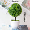 人工観葉植物・鉢植え・グリーン盆栽・スノーボール
