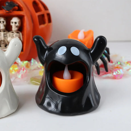 イベント・ハロウィングッズ｜LEDゴーストキャンドルホルダー
