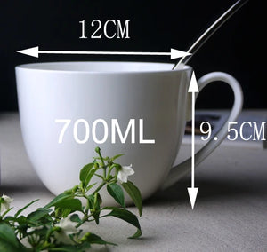 |イベント・ノベルティ用品 |ボーンチャイナ ホワイトマグカップ  | 700ml