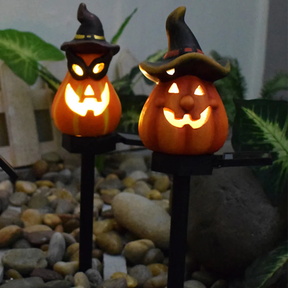 イベント・ハロウィングッズ｜ソーラーパンプキンライト 防水 ハロウィン装飾用