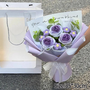 手作りかぎ針編みの花束 母の日ギフト