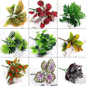 人工植物のデスクトップ装飾・フェイクグリーンの植物アクセサリー・プラスチックの花・屋外装飾