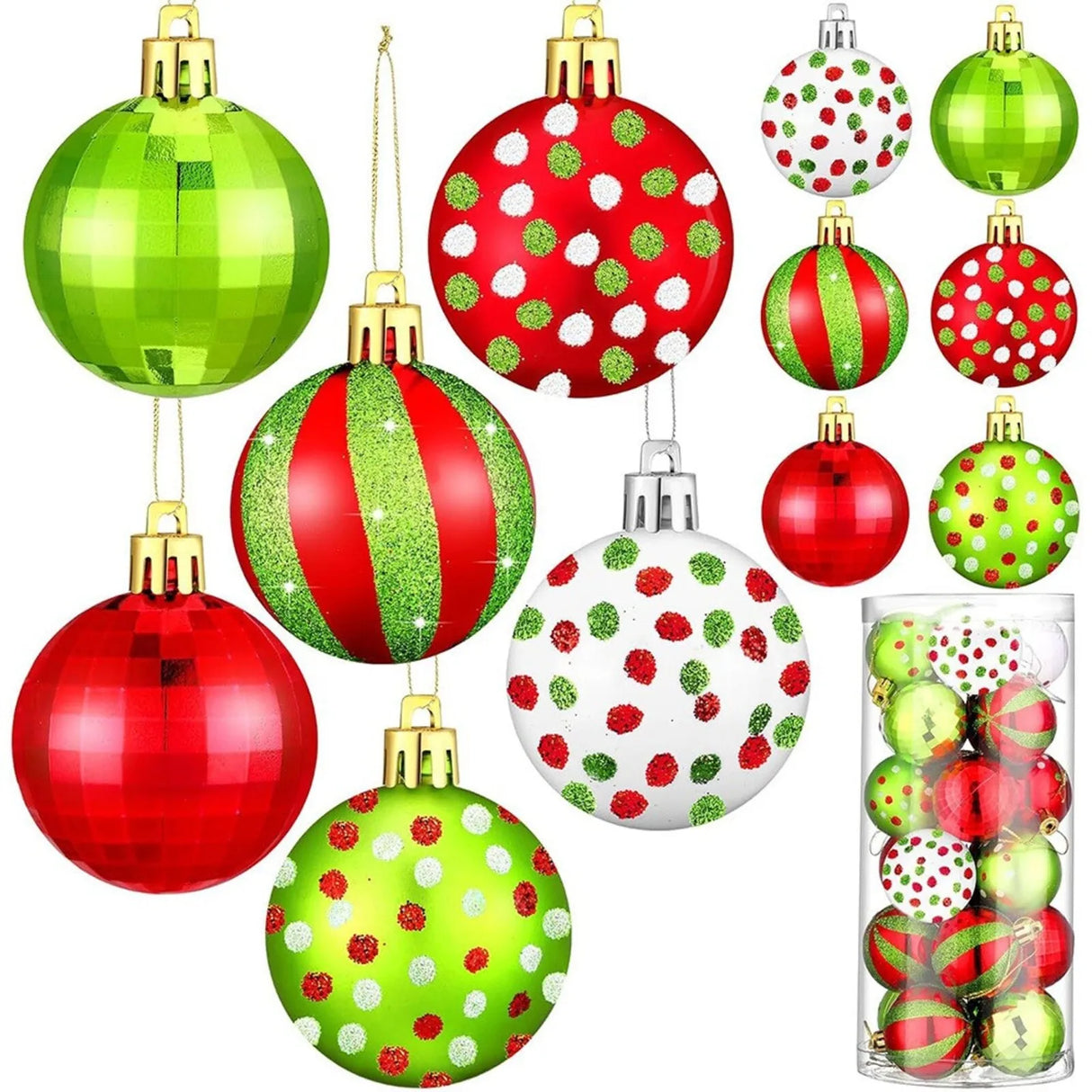 イベント・クリスマス装飾｜ボールオーナメント 12個セット