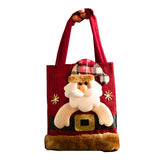 イベント・クリスマス装飾｜ふわふわアップリケ付きギフトバッグ