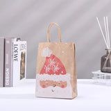 イベント・クリスマス装飾｜キュートなサンタさんイラスト紙製ギフトバッグセット (10個)
