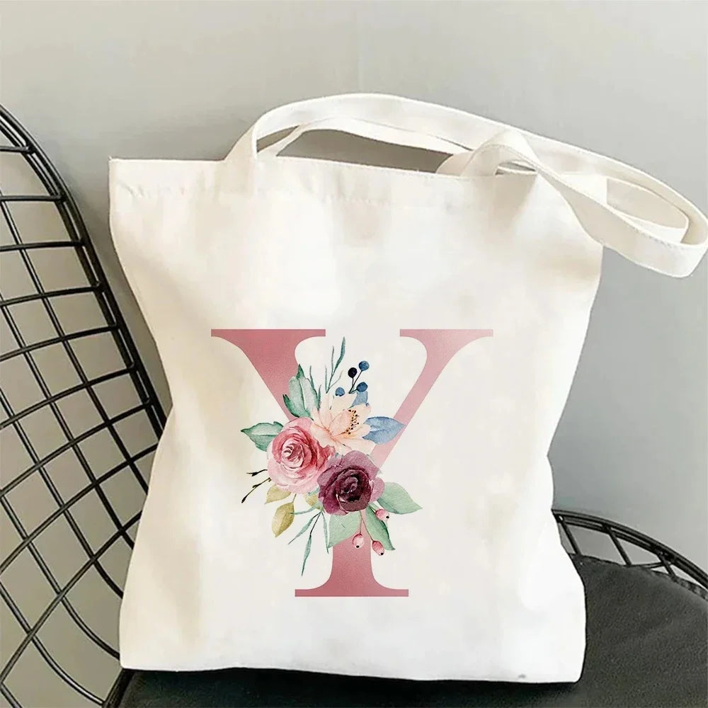 |ノベルティ用品 | イニシャルプリントトートバッグ | 35×40c