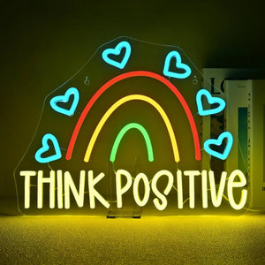 THINK POSITIVE LEDネオンサイン（ネオン看板）調光機能付き