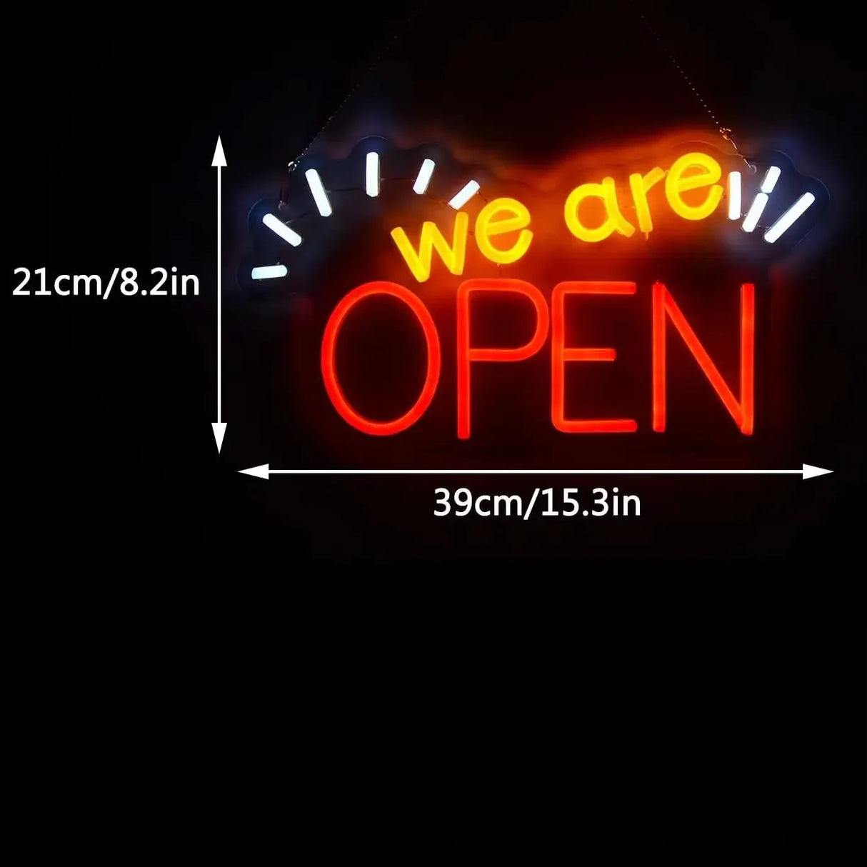 WE ARE OPEN　LEDネオンサイン