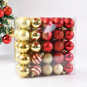 イベント・クリスマス装飾｜クリスマスボール50個セット 吊り下げオーナメント
