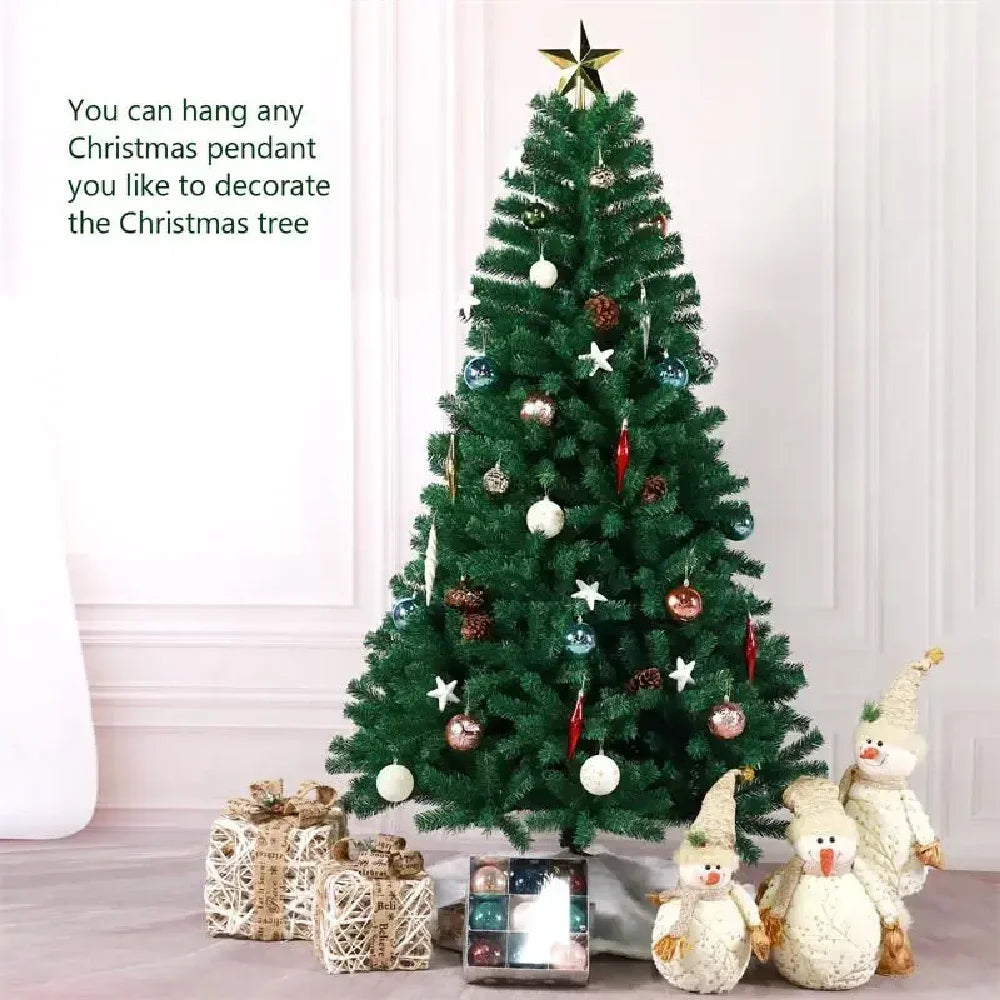 【1.2m/1.5m/1.8m/2.1m】グリーン クリスマスツリー（PVC製・組立式）