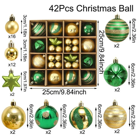 イベント・クリスマス装飾｜ボールオーナメント48個セット