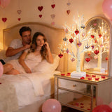 USB＆バッテリー式LEDバーチツリーライト