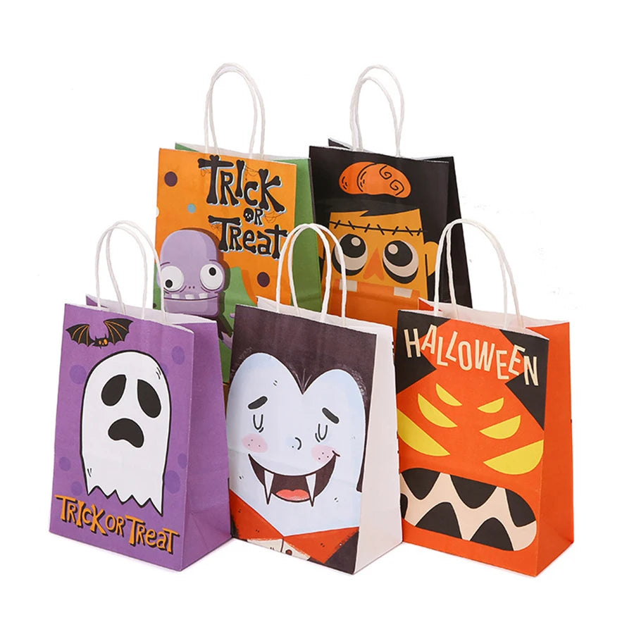 イベント・ハロウィングッズ｜再利用可能ギフトバッグ6個セット