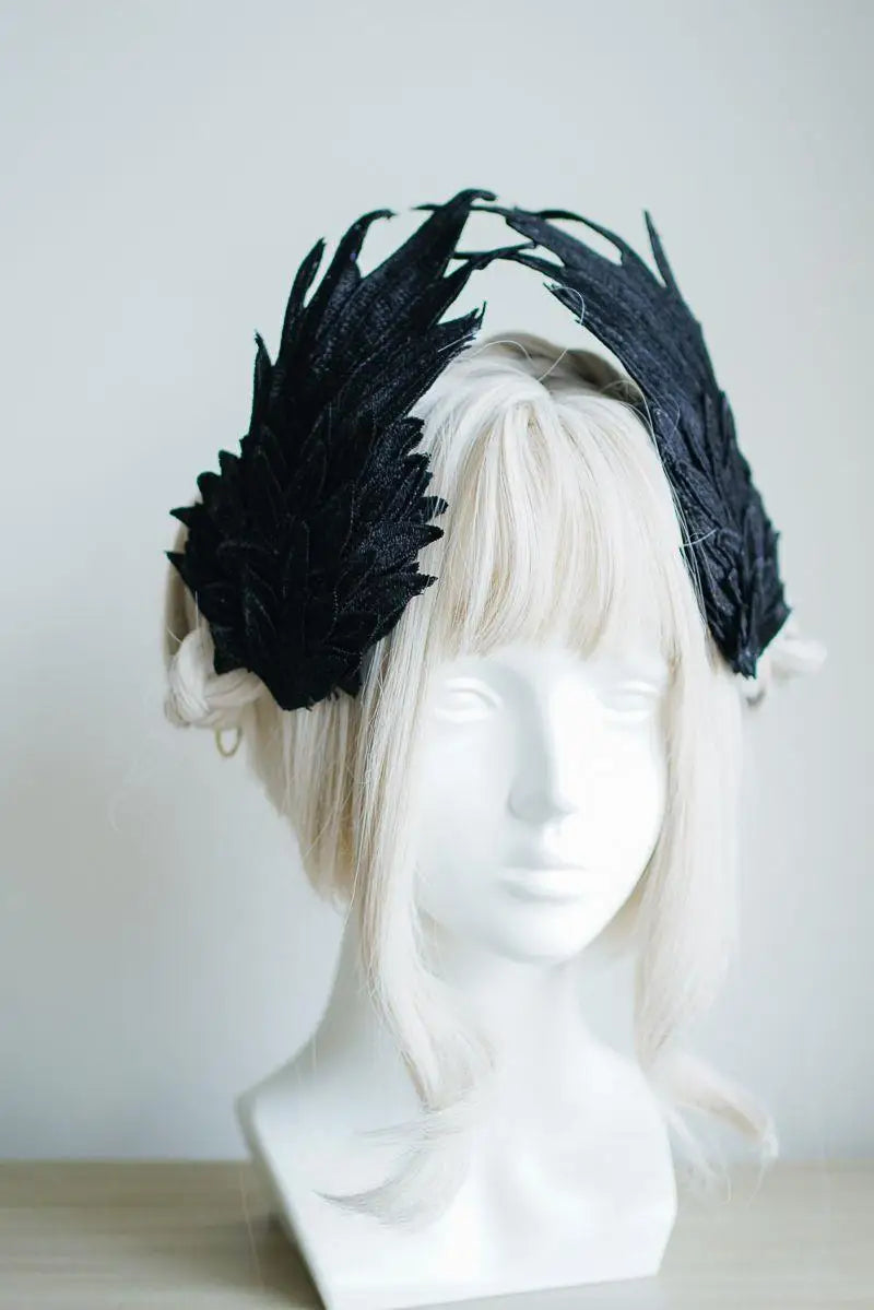イベント・ハロウィングッズ｜エンジェル風ヘアクリップ