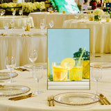 イベント・結婚式装飾｜アクリル製ゴールド縁テーブルサインホルダー
