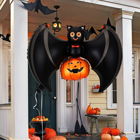イベント・ハロウィン装飾｜こうもり＆クモ型バルーンセット(1～20個)