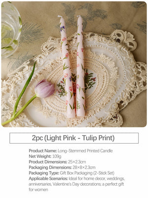 ヨーロピアンスタイルのロングキャンドル