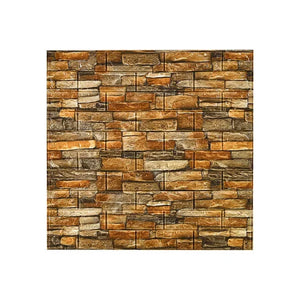 【DIY用】レンガ風ステッカー 70x77cm(5pcs/10pcs）