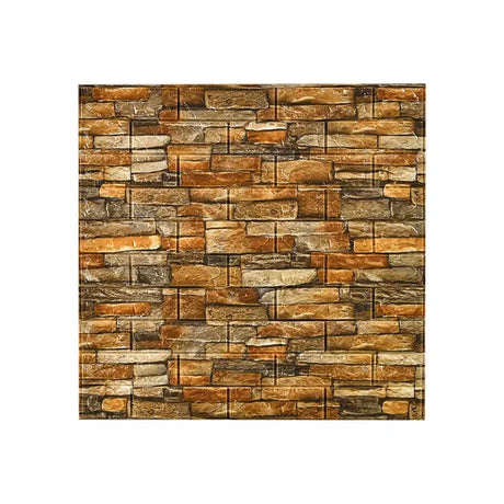【DIY用】レンガ風ステッカー 70x77cm(5pcs/10pcs）