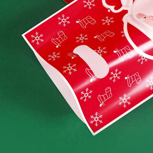 イベント・クリスマス装飾｜ビニール製 クリスマス柄ギフト用バッグ(20個/50個)