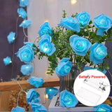 RGBローズフラワーLEDライト 1.5m〜10m