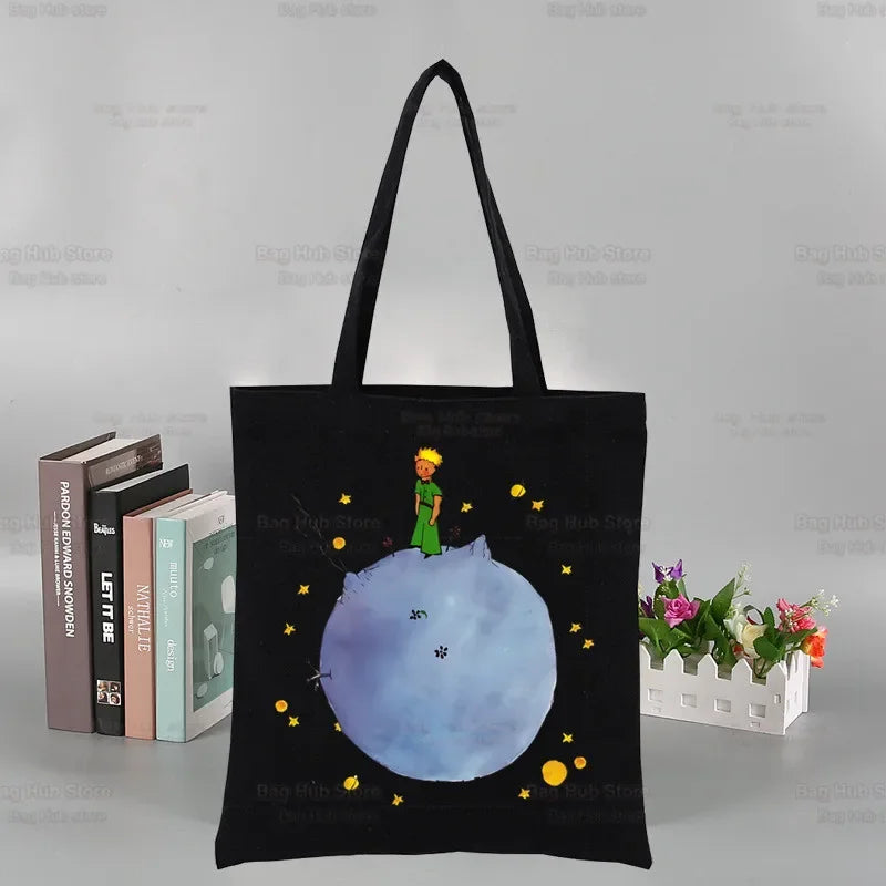 |ノベルティ用品 |星の王子さま キャンバストートバッグ |34x40c