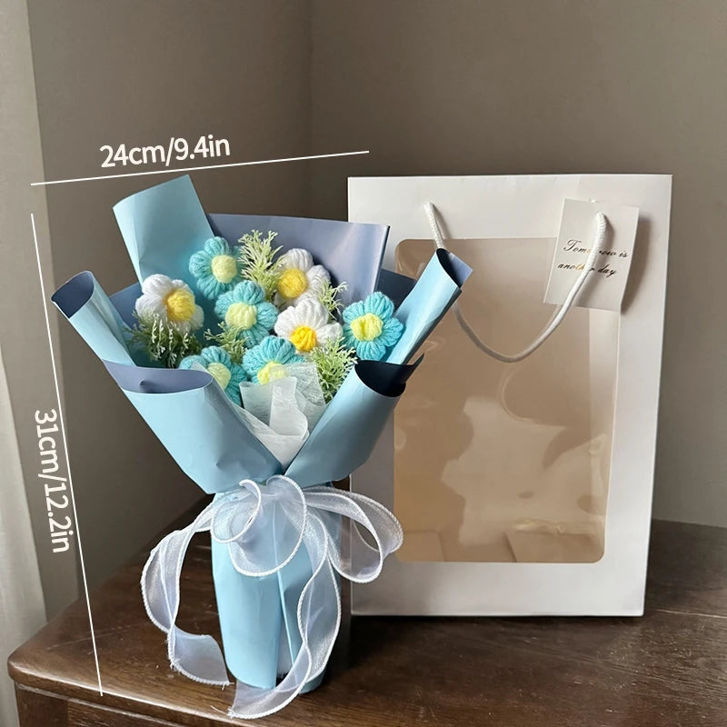 手作りかぎ針編みの花束 母の日ギフト