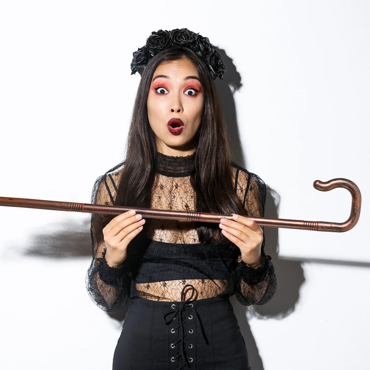 イベント・ハロウィングッズ｜パーティー用コスプレ小道具 杖（104.5cm）
