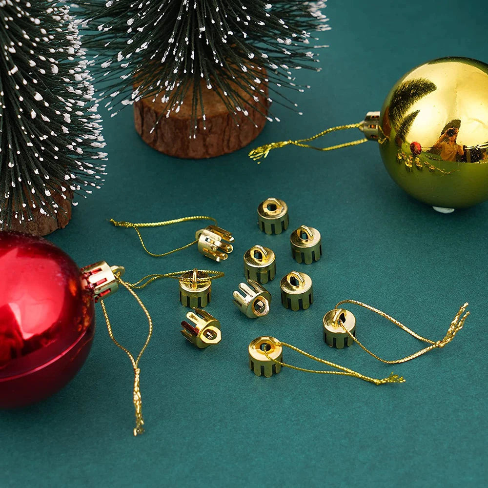 イベント・クリスマス装飾｜DIYプラスチックキャップ100個セット