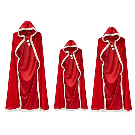 イベント・クリスマスグッズ｜クリスマスサンタ風ポンチョ(丈80c/120c/150c)